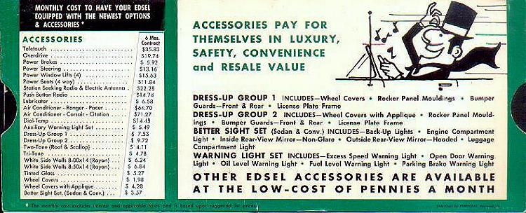 1958 Edsel Sell-O-Graph Brochure Page 7